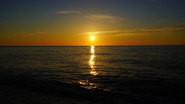 Haziran 'da Karadeniz' de gün batımı