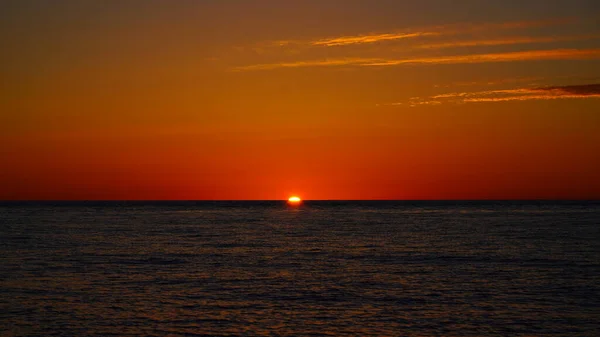 Sonnenuntergang Schwarzen Meer Juni — Stockfoto