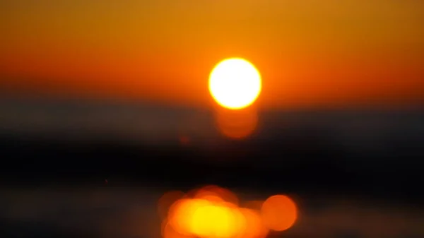 Tramonto Sul Mar Nero Giugno — Foto Stock