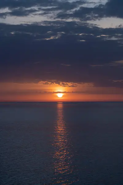 Pôr Sol Mar Negro Maio — Fotografia de Stock