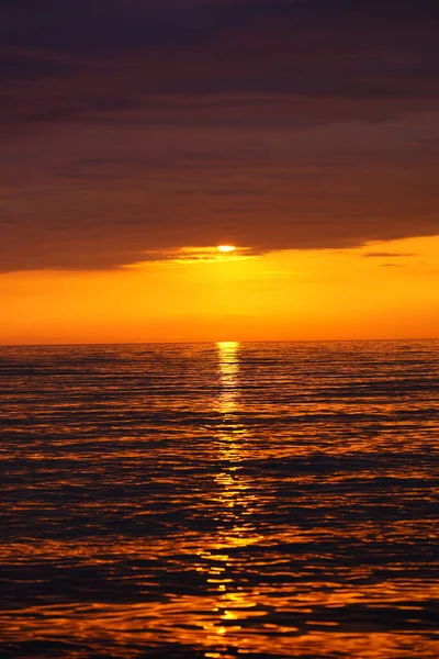 Sunset Sea Batumi May — Stock Photo, Image