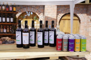 Batumi, Gürcistan - 06 Ağustos 2021: Halk Sanatları Fuarı