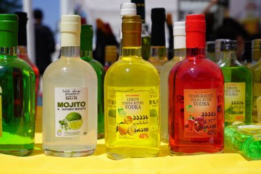 Batumi, Gürcistan - 06 Ağustos 2021: Halk Sanatları Fuarı