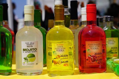 Batumi, Gürcistan - 06 Ağustos 2021: Halk Sanatları Fuarı