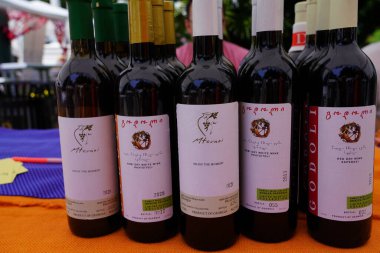 Batumi, Gürcistan - 06 Ağustos 2021: Halk Sanatları Fuarı