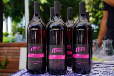 Batumi, Gürcistan - 06 Ağustos 2021: Halk Sanatları Fuarı