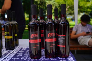 Batumi, Gürcistan - 06 Ağustos 2021: Halk Sanatları Fuarı