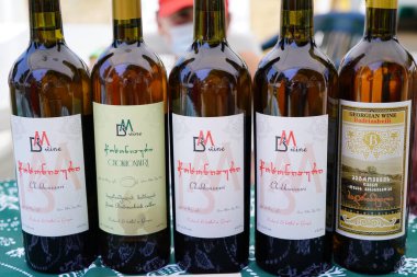 Batumi, Gürcistan - 06 Ağustos 2021: Halk Sanatları Fuarı