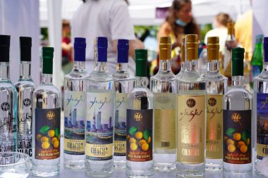 Batumi, Gürcistan - 06 Ağustos 2021: Halk Sanatları Fuarı