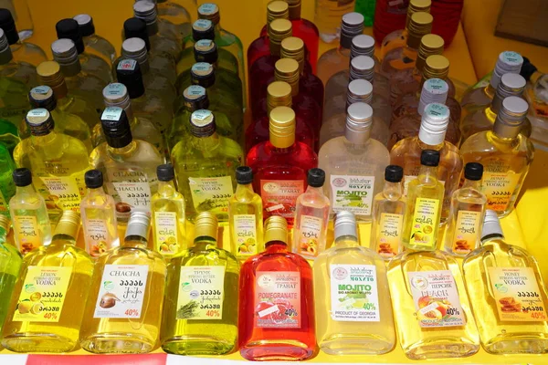 Batumi, Gürcistan - 06 Ağustos 2021: Halk Sanatları Fuarı