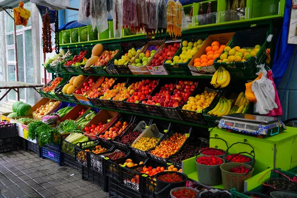 Batumi Georgia Giugno 2021 Negozio Ambulante Frutta Verdura — Foto Stock