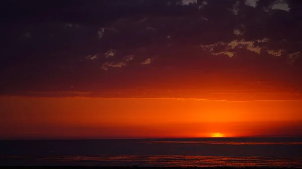 Vacker Solnedgång Batumi Den Maj 2021 — Stockfoto