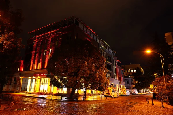 Batumi Georgië Augustus Oude Stad Nachts — Stockfoto