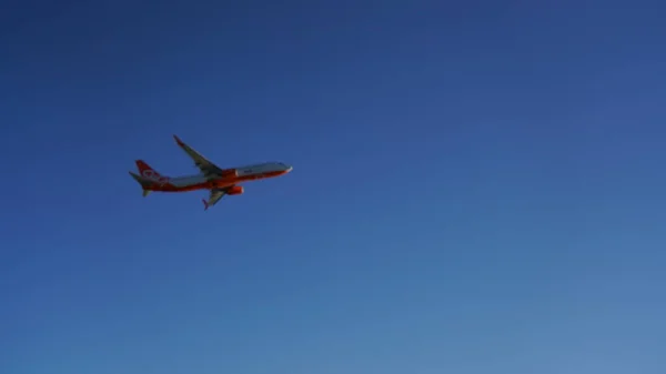 Batumi Geórgia Maio 2021 Avião Céu — Fotografia de Stock