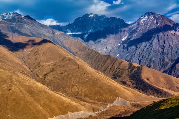 Vue Sur Mont Shkhara Géorgie — Photo