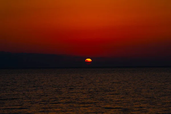 Côte Batoumi Coucher Soleil — Photo