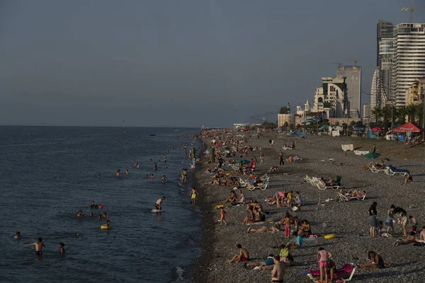 Batumi Georgien August 2021 Stadt Meeresküste — Stockfoto