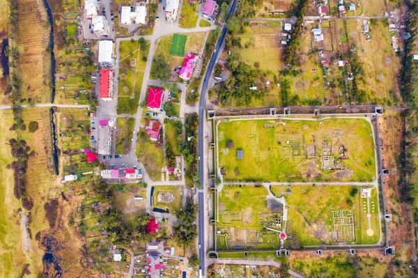 Fortress Gonio Adjara Georgia Aerial View — Stock Photo, Image