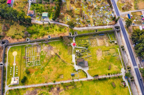 Festung Gonio Adschara Georgien Luftaufnahme — Stockfoto