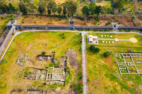 Fortress Gonio Adjara Georgia Aerial View — Stock Photo, Image