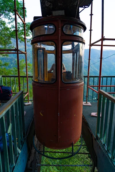 Khulo Georgia August 2021 Cable Car Mountains — Stock Photo, Image