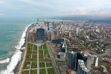 Batum şehri, hava manzaralı, Adjara. Georgia
