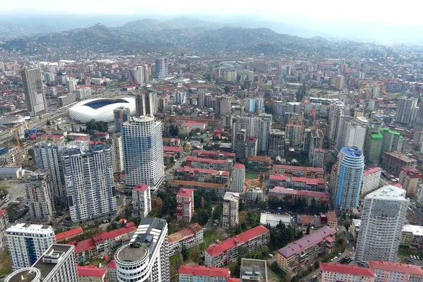 Stadt Batumi Luftaufnahme Adschara Georgien — Stockfoto