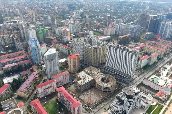 巴统市 空中景观 阿扎尔 格鲁吉亚 — 图库照片