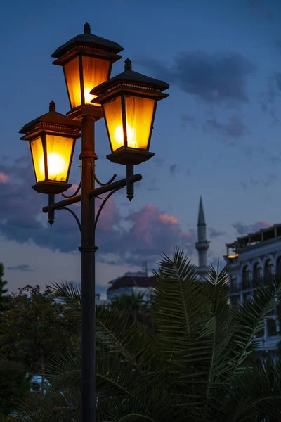 Batumi Georgia September 2021 Kota Tua Malam Hari — Stok Foto