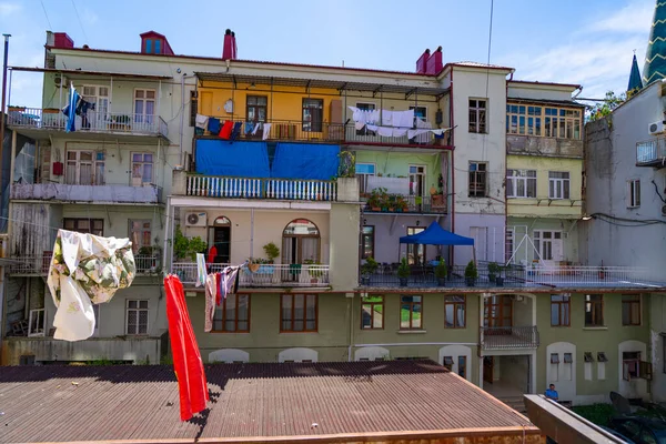Batumi Georgien September 2021 Utsikt Över Staden Från Fönstret Ett — Stockfoto