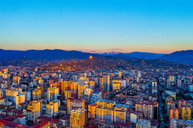 Batumi, Adjara, Gürcistan 'ın havadan görünüşü
