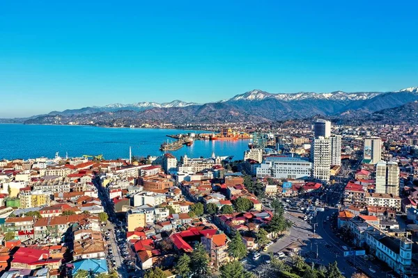 Αεροφωτογραφία Της Πόλης Batumi Adjara Γεωργία — Φωτογραφία Αρχείου