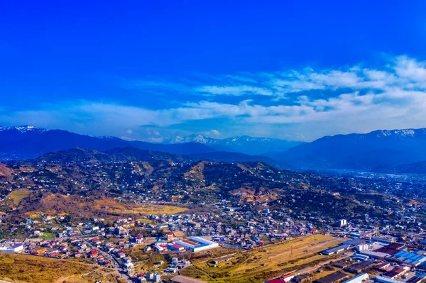格鲁吉亚阿扎尔 巴统市的空中景观 — 图库照片