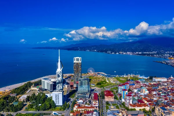 Vista Aérea Ciudad Batumi Adjara Georgia — Foto de Stock