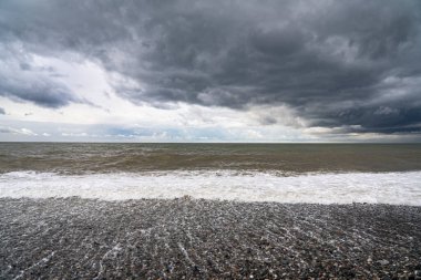 Bulutlu havada Karadeniz