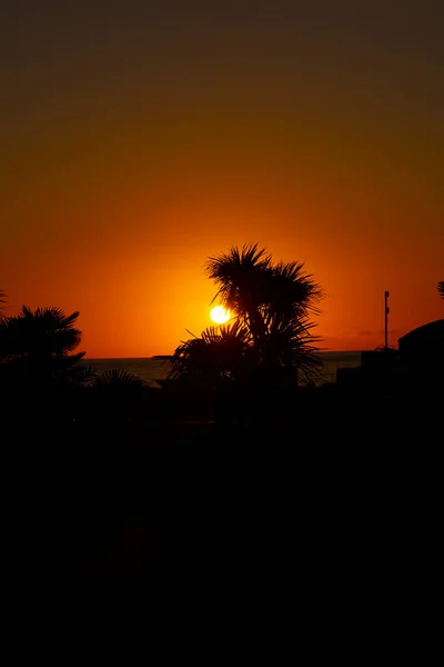 Sunset Sea Tropics — Stock Photo, Image