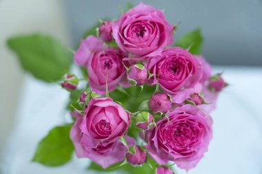 Güzel pembe gül buketi