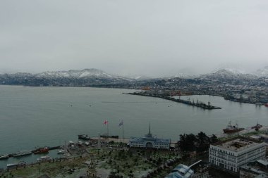 Kardan sonra Batum şehri, hava manzarası