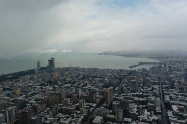 Kardan sonra Batum şehri, hava manzarası