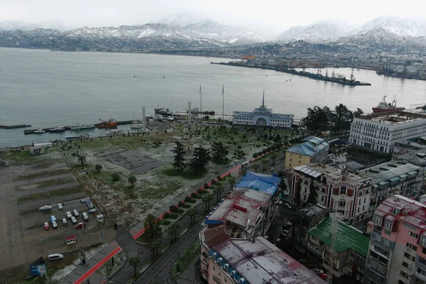 Kardan sonra Batum şehri, hava manzarası