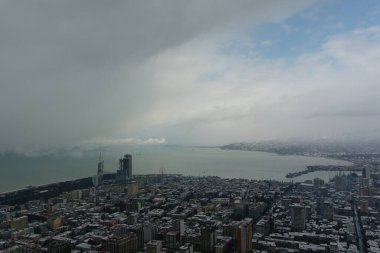 Kardan sonra Batum şehri, hava manzarası
