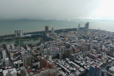 Kardan sonra Batum şehri, hava manzarası