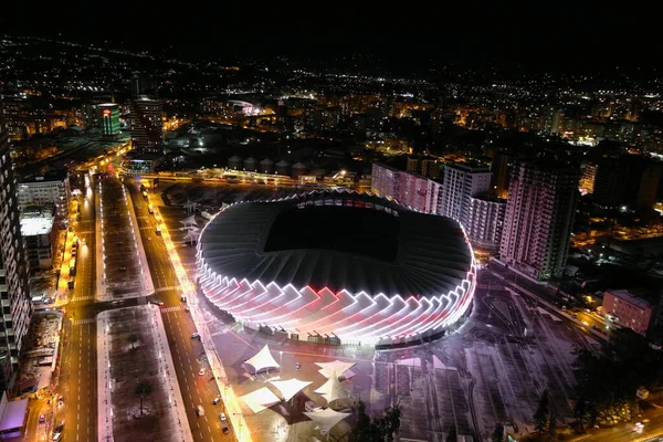Batumi City Night Aerial View — Stock Photo, Image