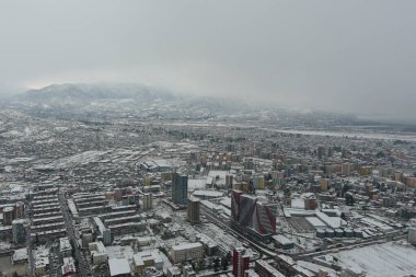 Kışın Batumi, hava manzarası, Adjara, Georgia