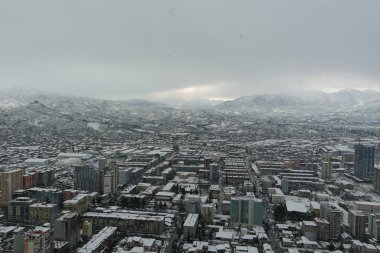 Kışın Batumi, hava manzarası, Adjara, Georgia