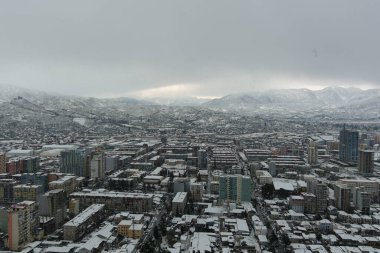 Kışın Batumi, hava manzarası, Adjara, Georgia