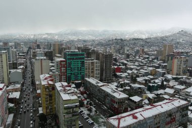 Kışın Batumi, hava manzarası, Adjara, Georgia