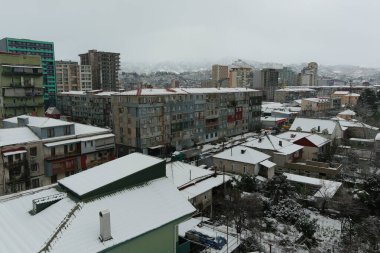 Kışın Batumi, hava manzarası, Adjara, Georgia