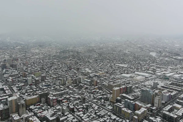 Batumi Télen Légi Felvétel Adjara Georgia — Stock Fotó