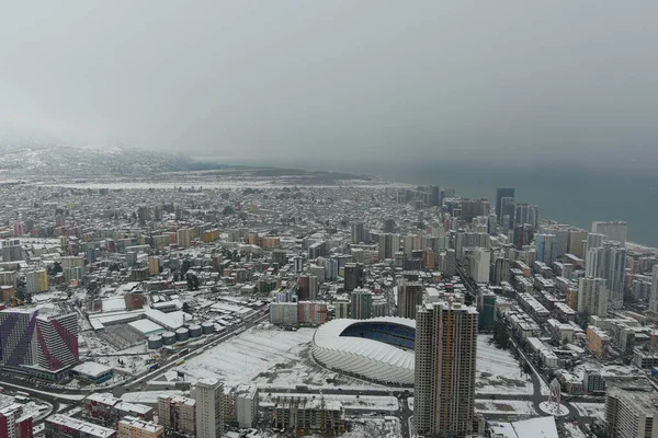 Batumi Inverno Vista Aerea Agiaria Georgia — Foto Stock